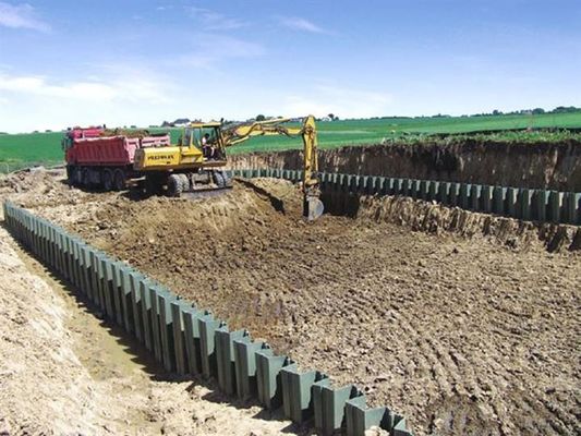 3Cr17 Materiais de moldagem Pilas de folhas de PVC para paisagismo de controlo de erosão de longa duração