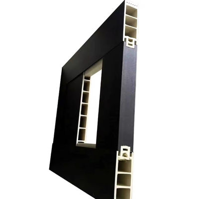 Máquina de fabricação de painéis de portas ocos WPC de PVC prateado de 1000 mm com PVC rígido