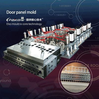 Molde de painel de porta oca personalizado para massa de extrusão de plástico de madeira de PVC de 1000 mm