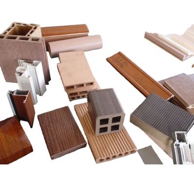 65/132mm Diâmetro de parafuso WPC porta piso de perfil decorativo painel de placa máquina de fabricação
