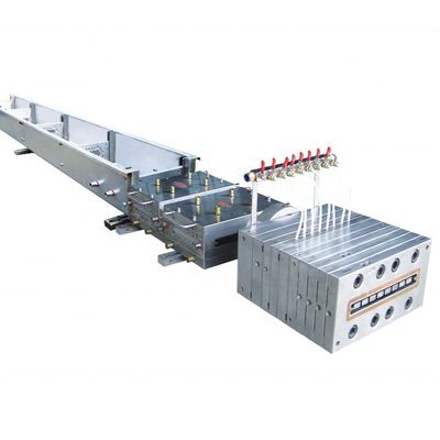 Linha de máquinas de extrusão para pavimentos de madeira e plástico com capacidade de 150-200 kg/h
