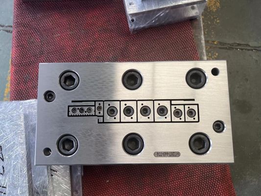 1 Linha de produção de extrusão de moldes de porta WPC de prata cavidade para moldes de porta