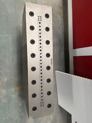 1 Calibrador de extrusão de plástico de PVC de cavidade para moldes de painéis de portas de PVC em tamanho personalizado