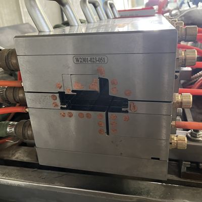 Perfil de janela UPVC da série 80 em prata para moldura de molduras de janelas