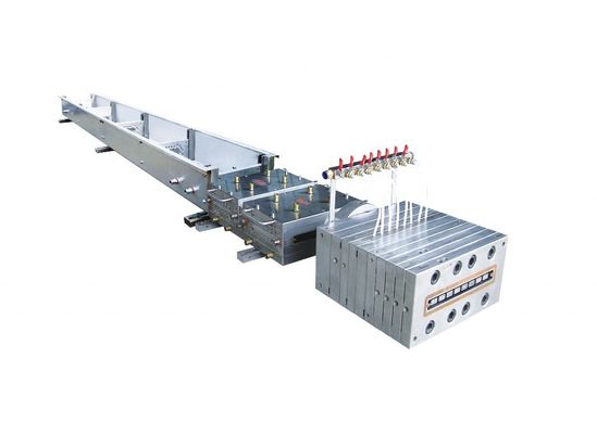 WPC PVC Tube Extrusion Die Design Mold with Electroplating Polishing Surface Treatment