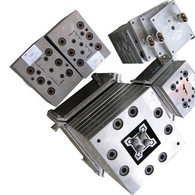 Cavidade de molde de prata 1 WPC PVC tubo WPC PE PP perfis de extrusão Die Design para o mercado