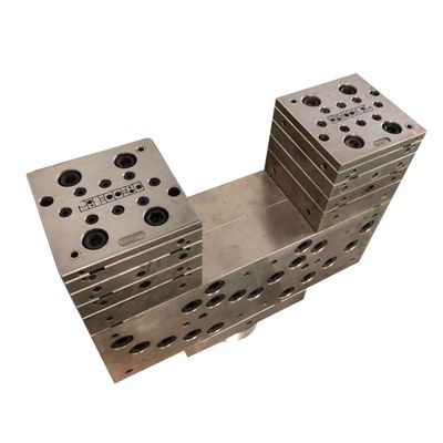 WPC PVC Tube Extrusion Die Design Mold with Electroplating Polishing Surface Treatment
