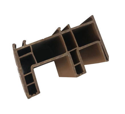 Molde de perfil de PVC de 1 cavidade para efeito de grão de madeira Design europeu em tamanho personalizado