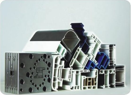 Molde de extrusão de perfis de PVC personalizado com tratamento de superfície de polir por electroplating