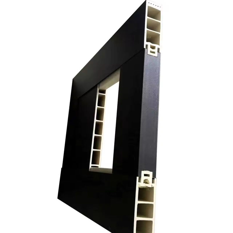 Máquina de fabricação de painéis de portas ocos WPC de PVC prateado de 1000 mm com PVC rígido